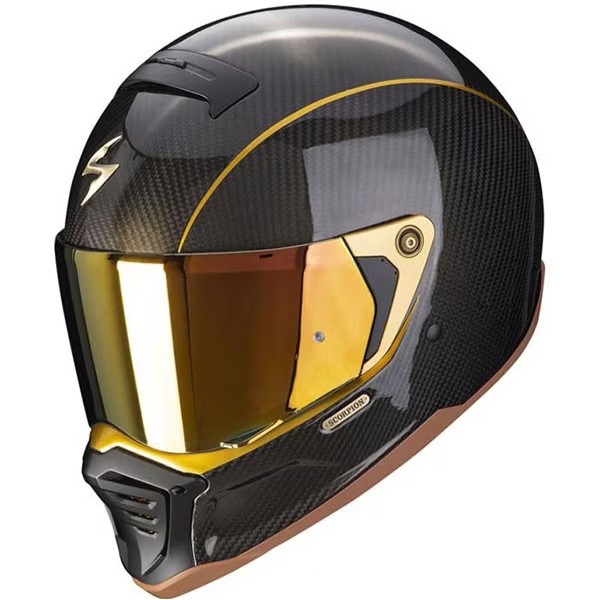 Scorpion Helmets Scorpion Exo-Hx1 Carbon Black/Gold